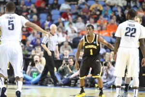 Jordan Aaron struggled in his final college game